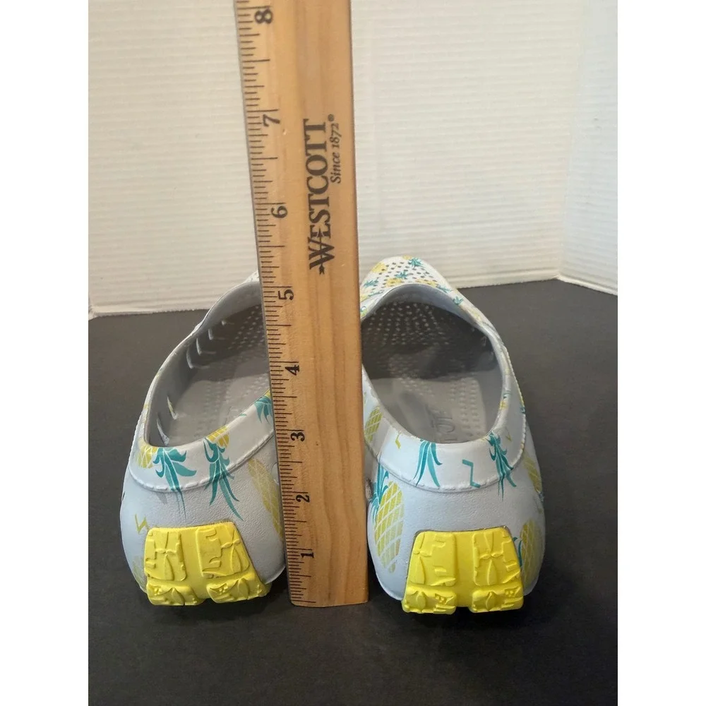 Floafers Country Club New Mens Gray Pineapple‎ EVA Water Driver Loafer Shoes 11
